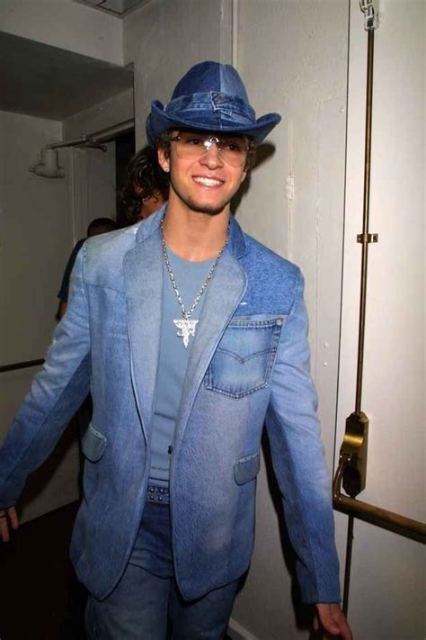 justin timberlake denim suit